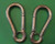 Stainless Steel 316 Spring Hook with Eyelet Carabiner 7/16" (11mm) Marine Grade