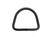 US STAINLESS Black Stainless Steel 316 D Ring Welded 8mm x 80mm ID (5/16" x 3 3/16") Marine Grade Dee US STAINLESS Black Stainless Steel 316 D Ring Welded 8mm x 80mm ID (5/16" x 3 3/16") Marine Grade Dee