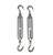 US STAINLESS 2 Pieces Stainless Steel 316 M6 Turnbuckle Hook and Hook 6mm Marine Grade