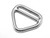 Stainless Steel 304 Triangle Ring Welded with Cross Bar 1/4" x 2" (6mm x 50mm)