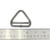Stainless Steel 304 Triangle Ring Welded with Cross Bar 1/4" x 2" (6mm x 50mm)