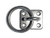 US Stainless Stainless Steel 304 Square Pad Eye with Ring 3/16" 5mm (35mm x 30mm) 