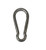 Stainless Steel 316 Spring Hook No Eye Carabiner 7/16" (11mm) Marine Grade
