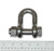 US STAINLESS Stainless Steel (316) Anchor Shackle 5/8" (16mm) Oversized Bolt Pin Forged US Type Marine Grade D Shackle