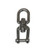 US Stainless Stainless Steel 316 Anchor Swivel Eye and Jaw with Hexagonal Flush Pin 10mm or 3/8" Marine Grade