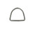 US Stainless Stainless Steel 304 D Ring Welded 5mm x 60mm (3/16" x 2 3/8") Dee