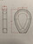 Stainless Steel 304 Wire Rope Thimble Casting with Closed End 1/2" (12mm)
