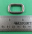 Stainless Steel 304 Rectangle Adjusting Ring 3/16" x 3/4" (5mm x 20mm)