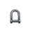 US Stainless Stainless Steel 304 D Shackle with Slotted Flat Pin 8mm (5/16")