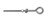 US STAINLESS 316 Stainless Unwelded Eye Bolt 3/8" UNC x 6" Marine Grade