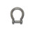 US Stainless 316 Stainless Bow Shackle with Slotted Flat Pin 8mm (5/16")