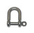 US Stainless 316 Stainless D Shackle Captive Pin 12mm Marine Grade Dee