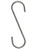 US Stainless 304 Stainless Steel S Hook Long 1/4" x 8" (6mm x 200mm)