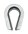 US STAINLESS Stainless Steel 316 Wire Rope Thimble 7/8" (22mm) Heavy Duty