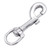 US STAINLESS Stainless Steel 316 Bolt Snap with Swivel End 1/2" Polished