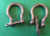 Stainless Steel 316 Forged Bow Shackles 1/2" (12mm) Marine Grade