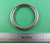 Stainless Steel 316 Round Ring Welded 1/2" x 3" (12mm x 75mm) Marine Grade