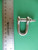 Stainless Steel (316) D Shackle 5/16" Forged US Type Oversized 3/8" Pin Marine Grade