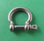 Stainless Steel 316 Type E Bow Shackle 5/32" (4mm) Marine Grade