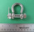 Stainless Steel (316) Anchor Shackle 3/8" (10mm) Oversized Bolt Pin Forged US Type Marine Grade