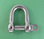 Stainless Steel 316 Forged D Shackle Marine Grade M12 (1/2") Load Rated