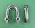 Stainless Steel 316 Forged D Shackle Marine Grade M12 (1/2") Load Rated
