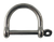 Stainless Steel 316 Wide D Shackle 3/16" (5mm) Marine Grade Stainless Steel 316 Wide D Shackle 3/16" (5mm) Marine Grade