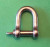 Stainless Steel 316 Forged D Shackle 1/4" (6mm) Marine Grade