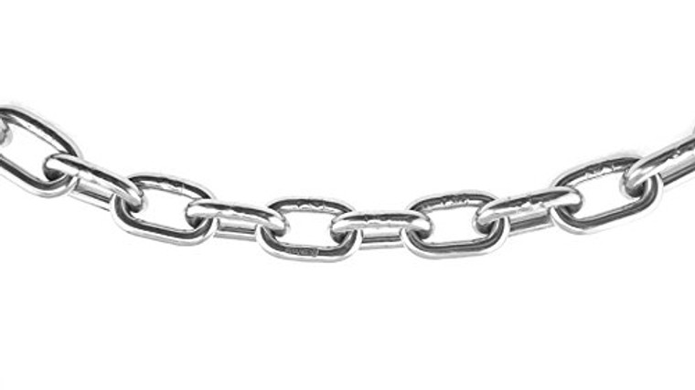 Stainless Steel 316 Chain 16mm (5/8") by the foot Medium Link Chain