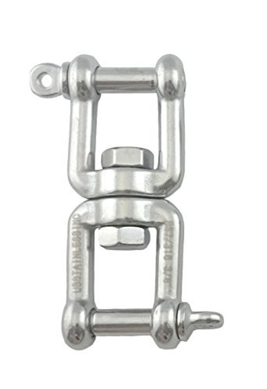 Stainless Steel 316 10mm (3/8") Anchor Swivel Jaw and Jaw Marine Grade