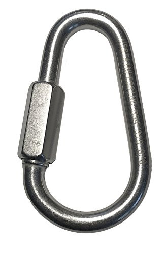 Stainless Steel 316 Pear Shape Quick Link 3/8" (10mm) Marine Grade