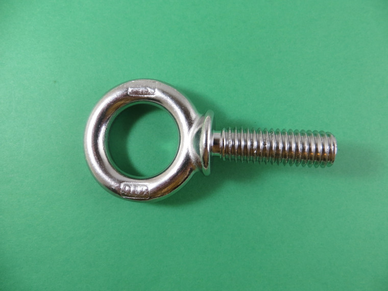 Stainless Steel 316 1/2" x 1 1/2" UNC Machinery Eye Bolt Marine Grade Bolt