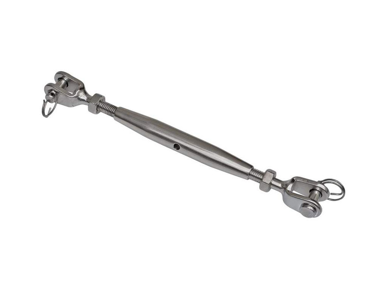 Stainless Steel 316 M20 (3/4") 20mm Turnbuckle Rigging Screw Jaw & Jaw Marine Grade