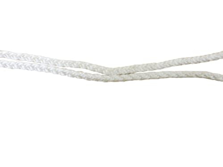 US Ropes Nylon 8 Strand Plait 1/2" White (200')