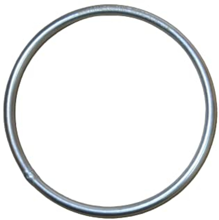Stainless Steel 316 Round Ring Welded 1/4" x 4" (6mm x 100mm) Marine Grade…