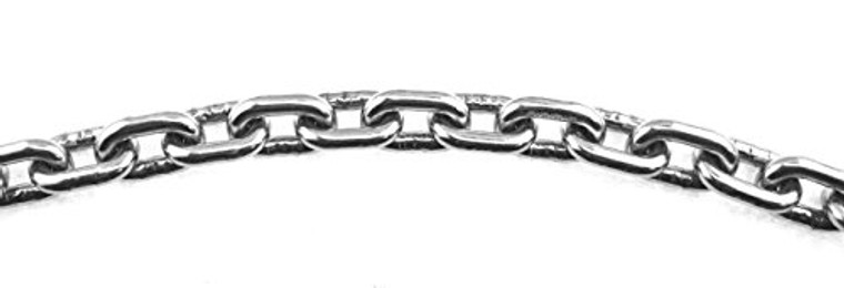 Stainless Steel Windlass Anchor Chain 316 1/4" (6.3mm) DIN766 (by the foot)
