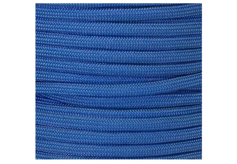 US Ropes Type III Commercial 550 Paracord 100' Hank Made in USA Survival Cord Parachute Outdoor (Baby Blue)