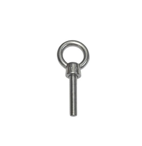 US STAINLESS Stainless Steel 316 Lifting Eye Bolt M10 10mm x 50mm Marine Grade Pitch of 1.5