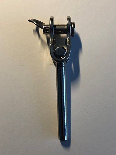 US STAINLESS Stainless Steel 316 Swivel Toggle Terminal Marine Grade for 1/8" Wire Rope