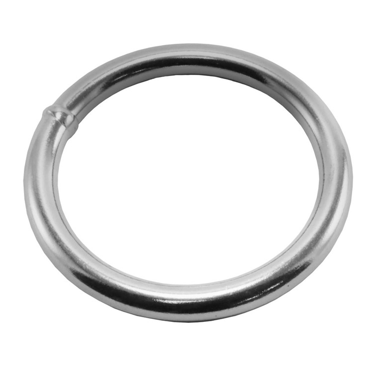US Stainless Stainless Steel 304 Round Ring Welded 3/16" x 1 5/8" (5mm x 40mm ID)