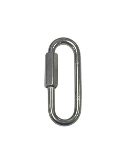 US Stainless Stainless Steel 316 Quick Link Wide Jaw 1/4" (6mm) Marine Grade