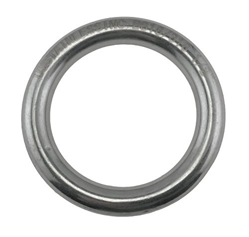 US STAINLESS Stainless Steel 304 Round Ring Welded 1/2" x 4" (13mm x 100mm ID)