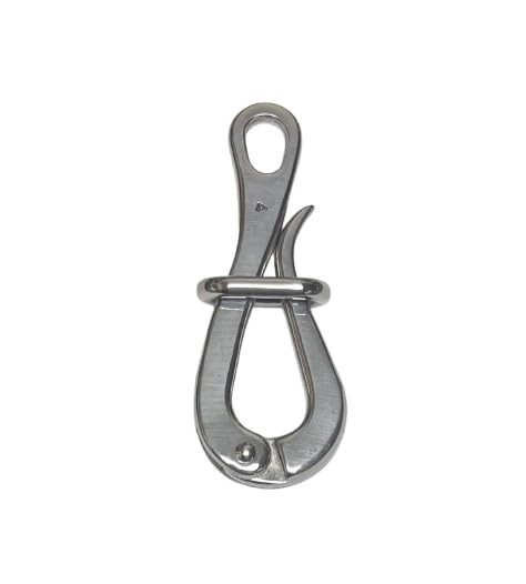 US STAINLESS Stainless Steel 316 Pelican Hook with Link 4" Marine Grade
