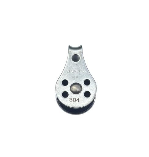 US STAINLESS 304 Stainless Steel Pulley Block 1" Type F