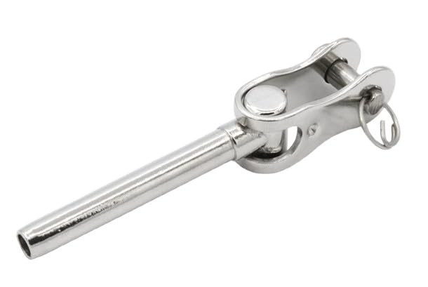 US STAINLESS 316 Stainless Swivel Toggle Terminal Swage for 1/4" Wire Rope