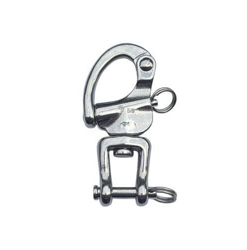 US STAINLESS Stainless Steel 316 Swivel Jaw Snap Shackle 5/8" Type 2478