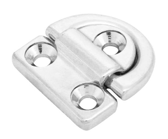 US Stainless Stainless Steel 316 Folding Pad Eye Heavy Duty 1/4" Type K