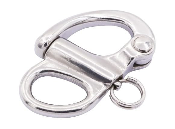 US STAINLESS 316 Stainless Steel Fixed Snap Shackle 1/4" (6mm) Type 2483