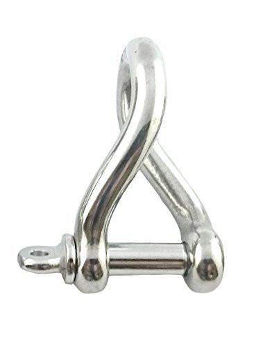 Stainless Steel 316 Twist Shackle 5/16