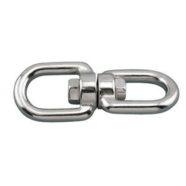 Stainless Steel 316 Anchor Swivel Eye and Eye 19mm or 3/4" Marine Grade